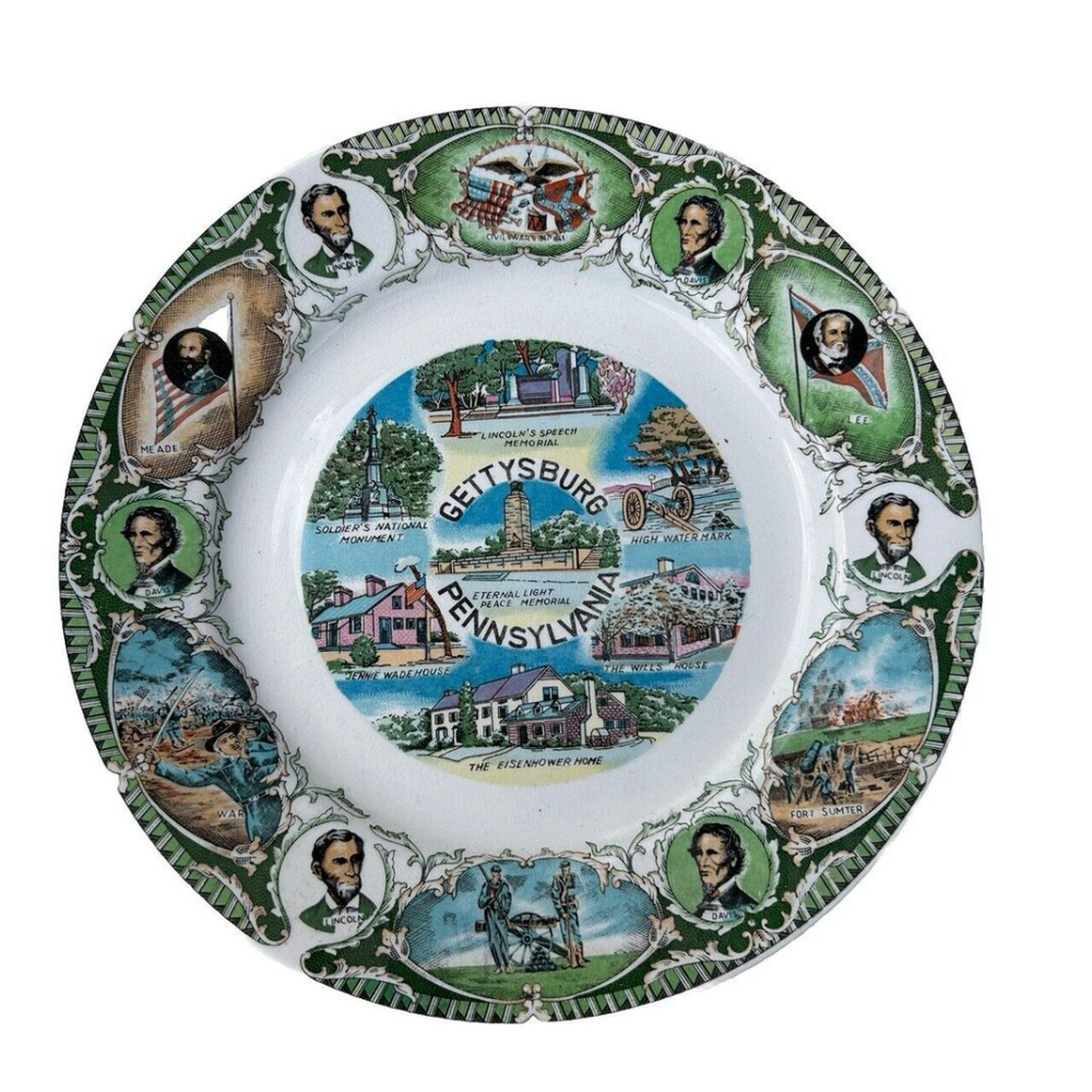 Gettysburg Pennsylvania Vintage Collectors Plate